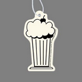 Paper Air Freshener Tag W/ Tab - Ice Cream Float